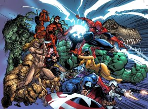 Marvel Comics Presets Vol. 3 -Cover for No. 1 by J. Scott Campbell