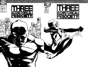 Cover of Three and the Historical Society #0 and #1