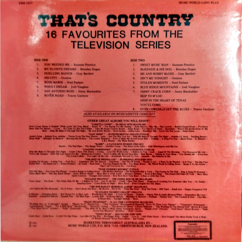 record cover